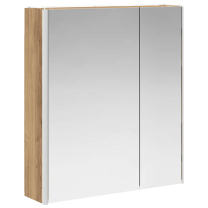Badkamer spiegelkast Ambachtelijk eiken 63,5 x 15,5 x 70 cm