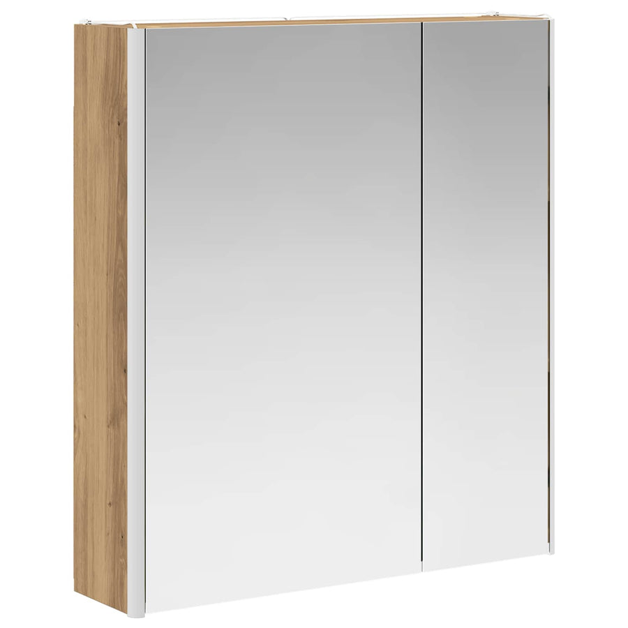 Badkamer spiegelkast Ambachtelijk eiken 63,5 x 15,5 x 70 cm