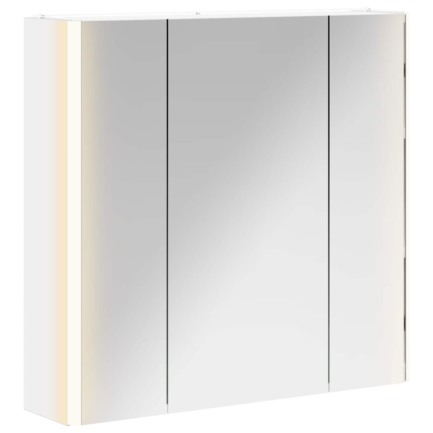 Badkamer spiegelkast Wit 63,5 x 15,5 x 60,5 cm Bewerkt hout