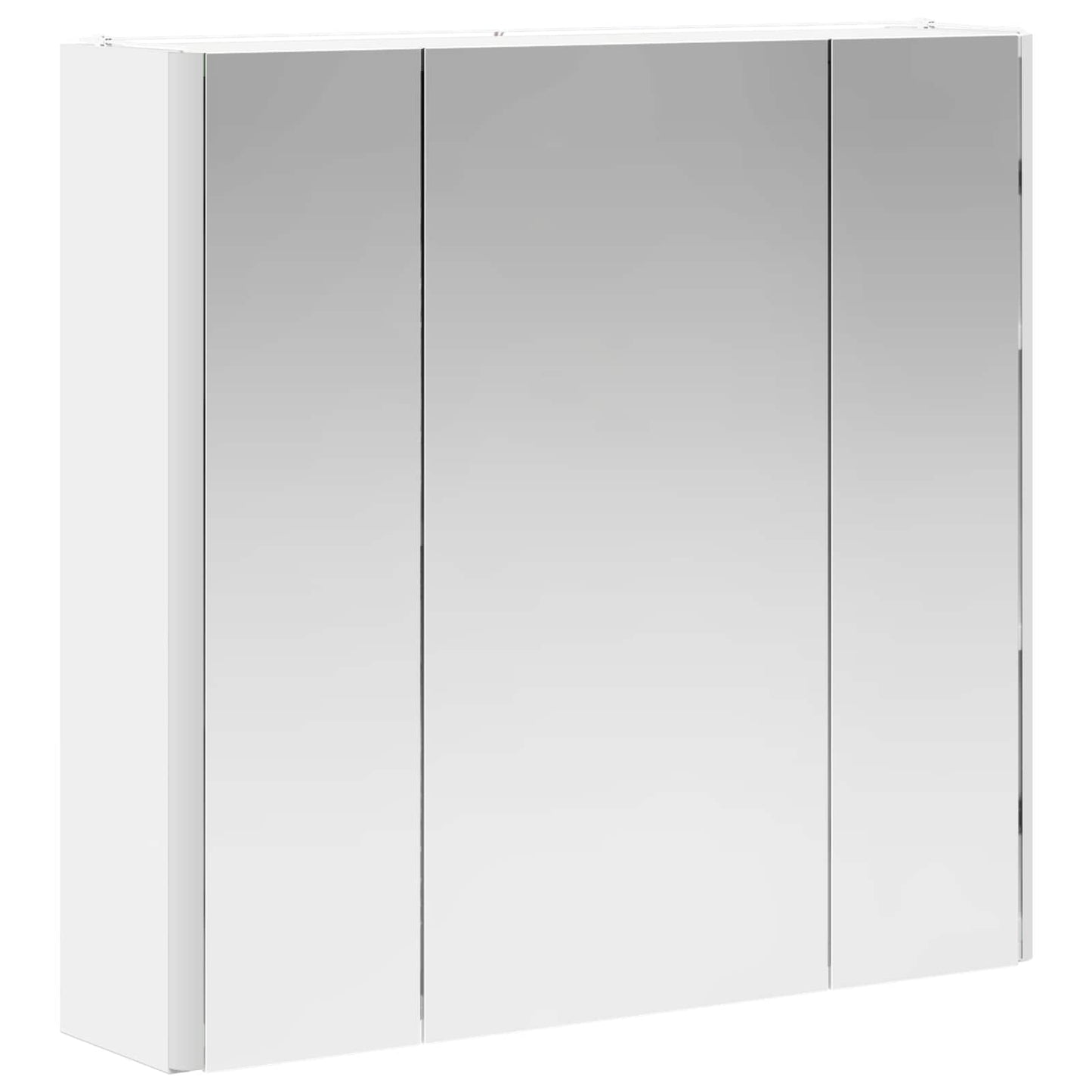 Badkamer spiegelkast Wit 63,5 x 15,5 x 60,5 cm Bewerkt hout