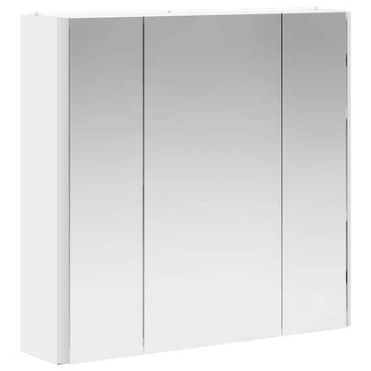Badkamer spiegelkast Wit 63,5 x 15,5 x 60,5 cm Bewerkt hout