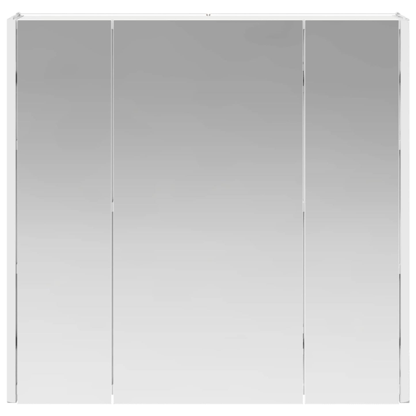 Badkamer spiegelkast Wit 63,5 x 15,5 x 60,5 cm Bewerkt hout