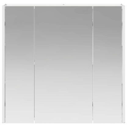 Badkamer spiegelkast Wit 63,5 x 15,5 x 60,5 cm Bewerkt hout
