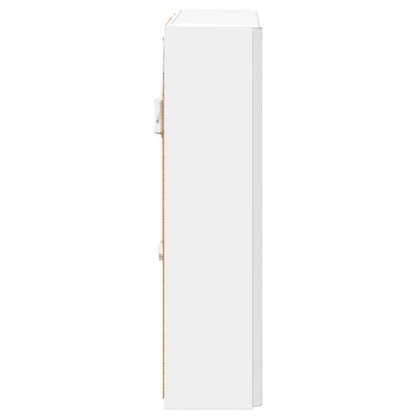 Badkamer spiegelkast Wit 63,5 x 15,5 x 60,5 cm Bewerkt hout