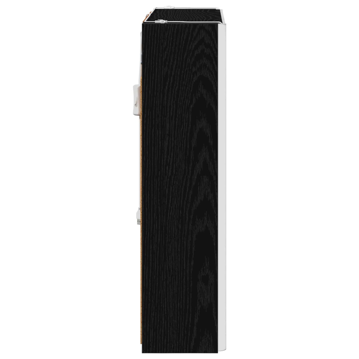 Badkamer spiegelkast Zwart Eiken 63,5 x 15,5 x 60,5 cm