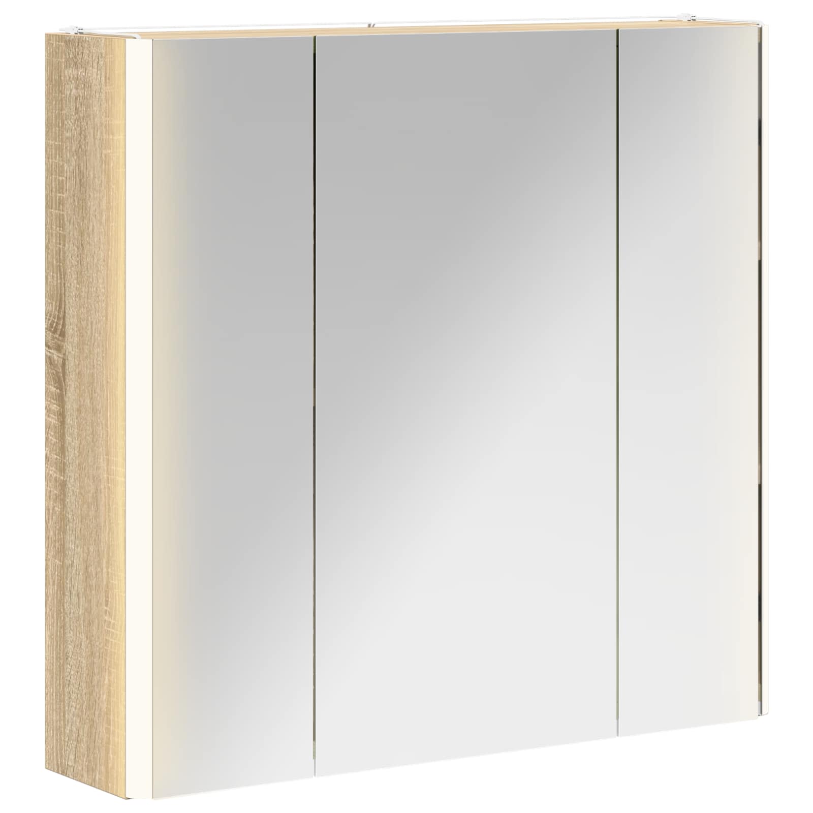 Badkamer spiegelkast Sonoma Eiken 63,5 x 15,5 x 60,5 cm