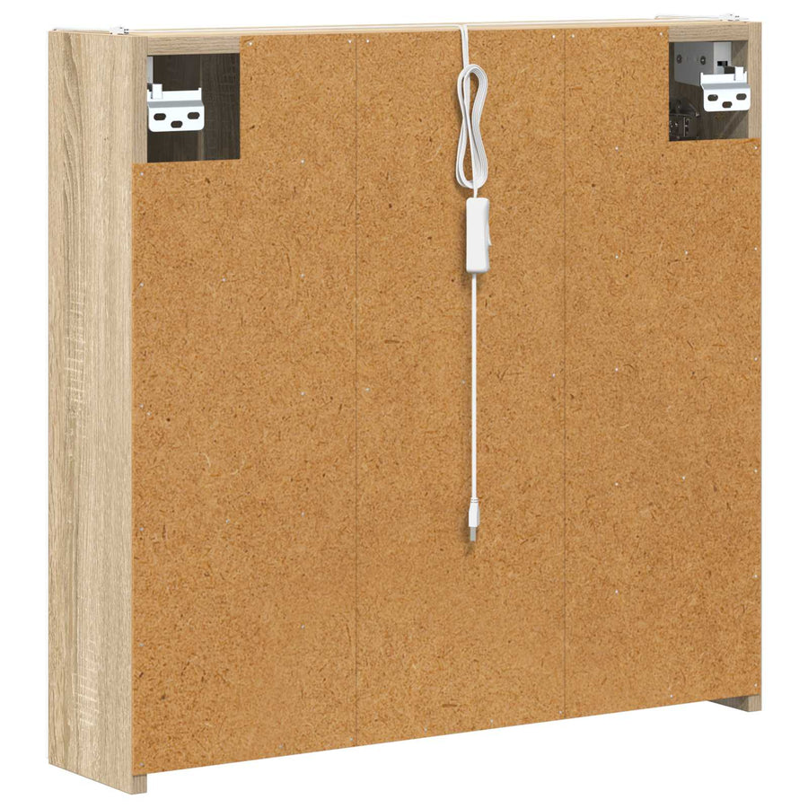 Badkamer spiegelkast Sonoma Eiken 63,5 x 15,5 x 60,5 cm