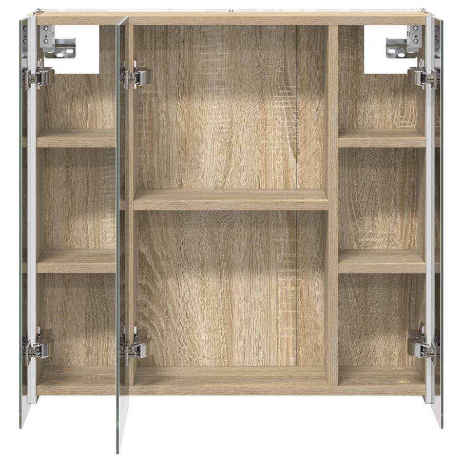 Badkamer spiegelkast Sonoma Eiken 63,5 x 15,5 x 60,5 cm