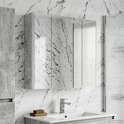 Badkamer spiegelkast Beton Grijs 63,5 x 15,5 x 60,5 cm