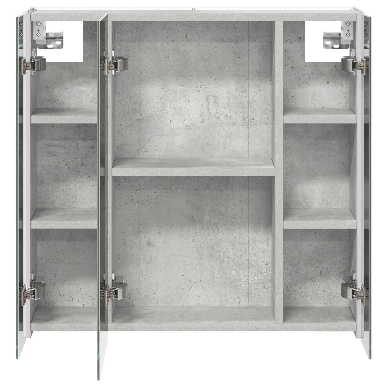 Badkamer spiegelkast Beton Grijs 63,5 x 15,5 x 60,5 cm