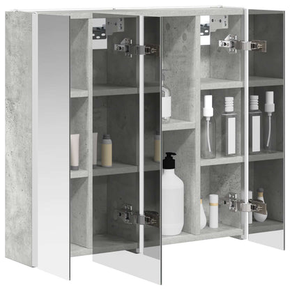 Badkamer spiegelkast Beton Grijs 63,5 x 15,5 x 60,5 cm