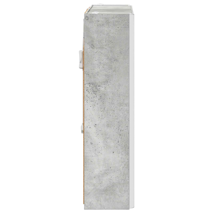 Badkamer spiegelkast Beton Grijs 63,5 x 15,5 x 60,5 cm