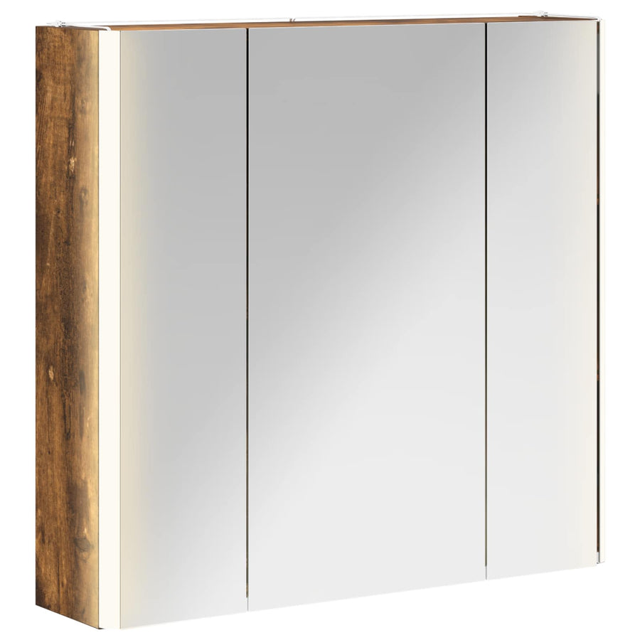 Badkamer spiegelkast Gerookt eiken 63,5 x 15,5 x 60,5 cm