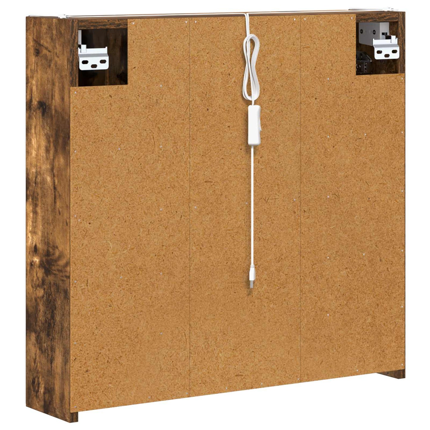 Badkamer spiegelkast Gerookt eiken 63,5 x 15,5 x 60,5 cm