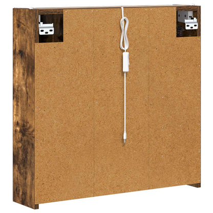 Badkamer spiegelkast Gerookt eiken 63,5 x 15,5 x 60,5 cm