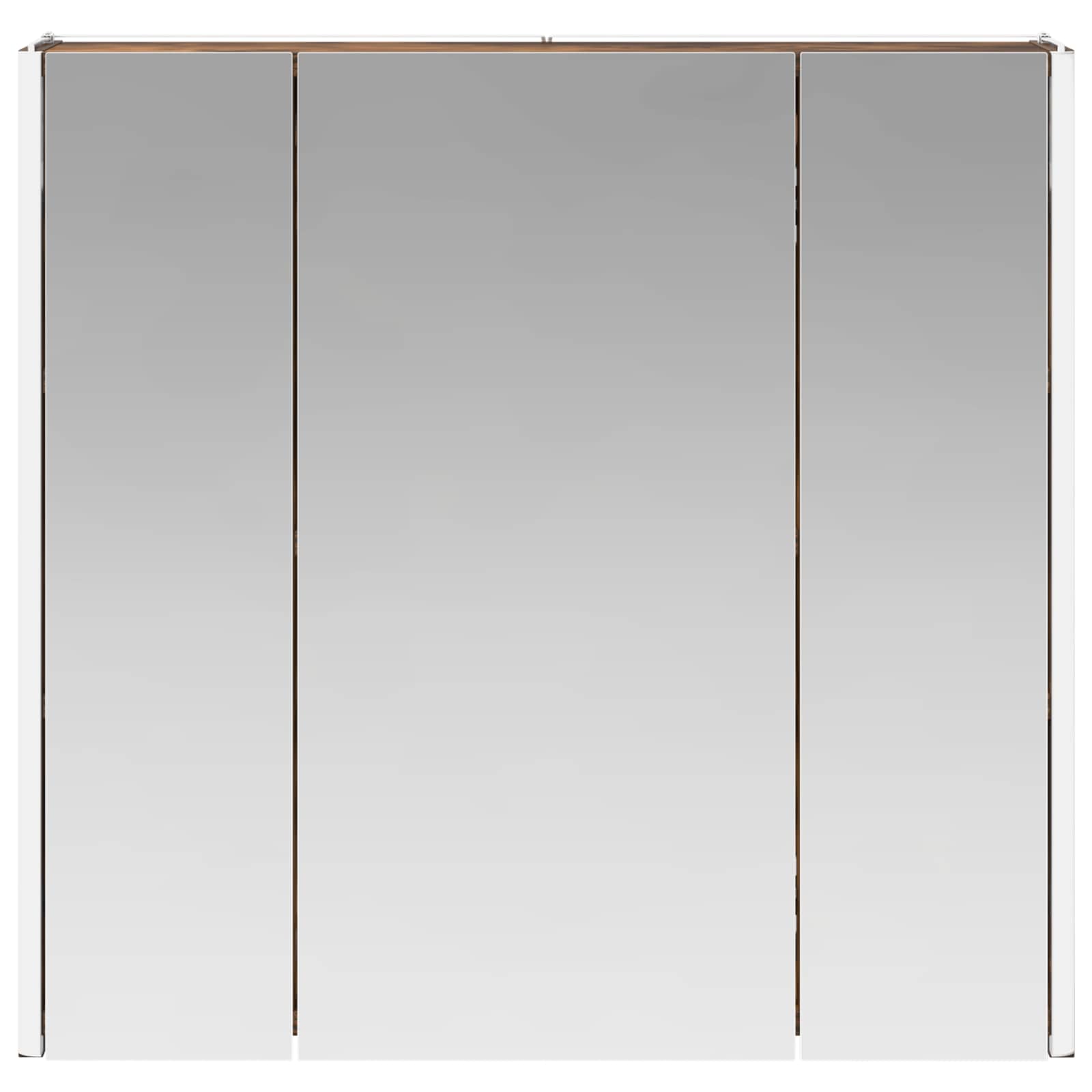 Badkamer spiegelkast Gerookt eiken 63,5 x 15,5 x 60,5 cm