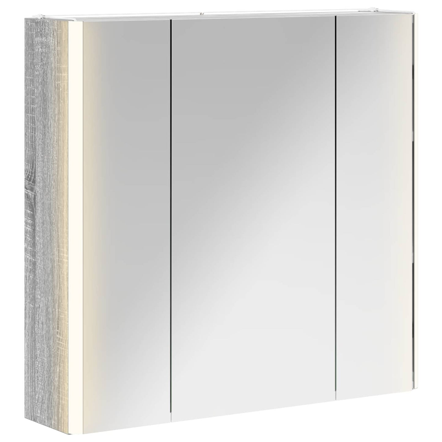 Badkamer spiegelkast Grijs Sonoma 63,5 x 15,5 x 60,5 cm