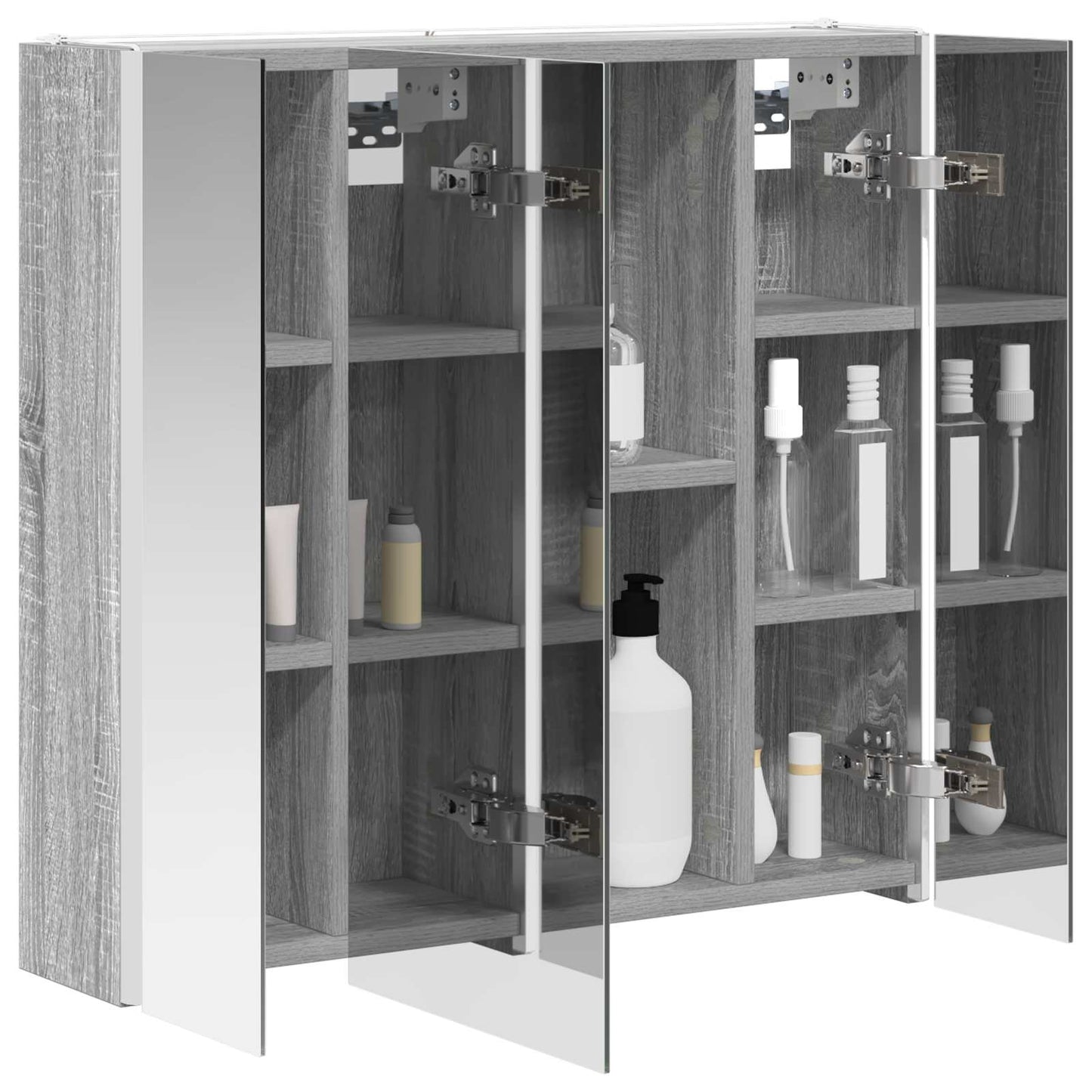 Badkamer spiegelkast Grijs Sonoma 63,5 x 15,5 x 60,5 cm
