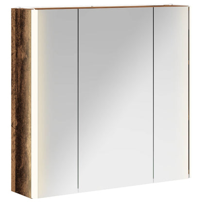 Badkamer spiegelkast Oudhout 63,5 x 15,5 x 60,5 cm Bewerkt hout