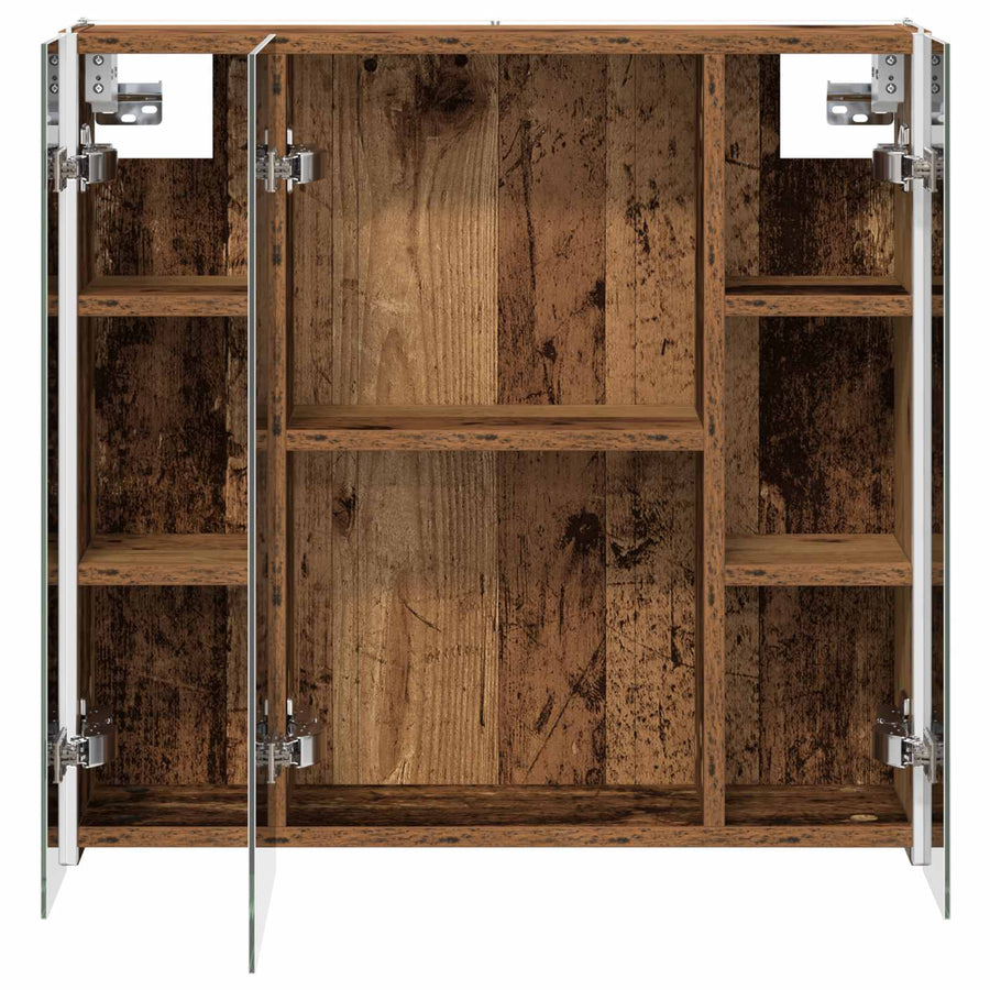 Badkamer spiegelkast Oudhout 63,5 x 15,5 x 60,5 cm Bewerkt hout