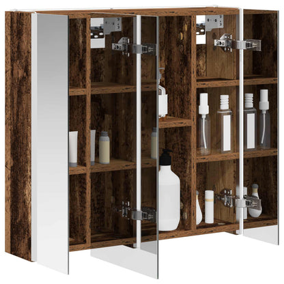 Badkamer spiegelkast Oudhout 63,5 x 15,5 x 60,5 cm Bewerkt hout