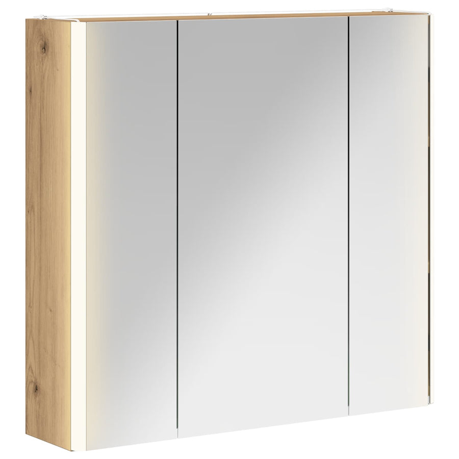 Badkamer spiegelkast Ambachtelijk eiken 63,5 x 15,5 x 60,5 cm