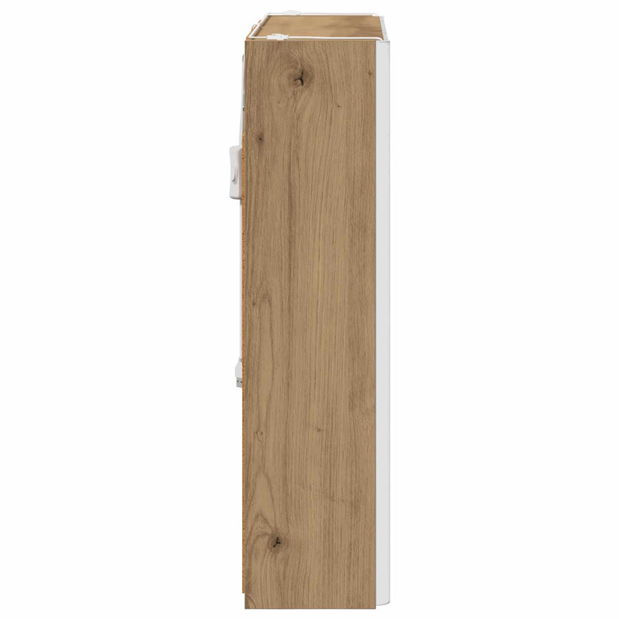 Badkamer spiegelkast Ambachtelijk eiken 63,5 x 15,5 x 60,5 cm