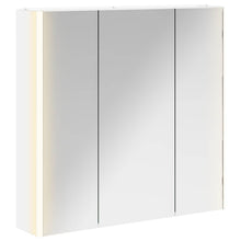 Badkamer spiegelkast Wit 73,5 x 15,5 x 70 cm Bewerkt hout