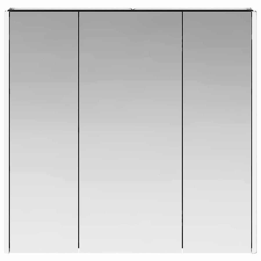 Badkamer spiegelkast met plank Zwart Eiken 73,5 x 15,5 x 70 cm