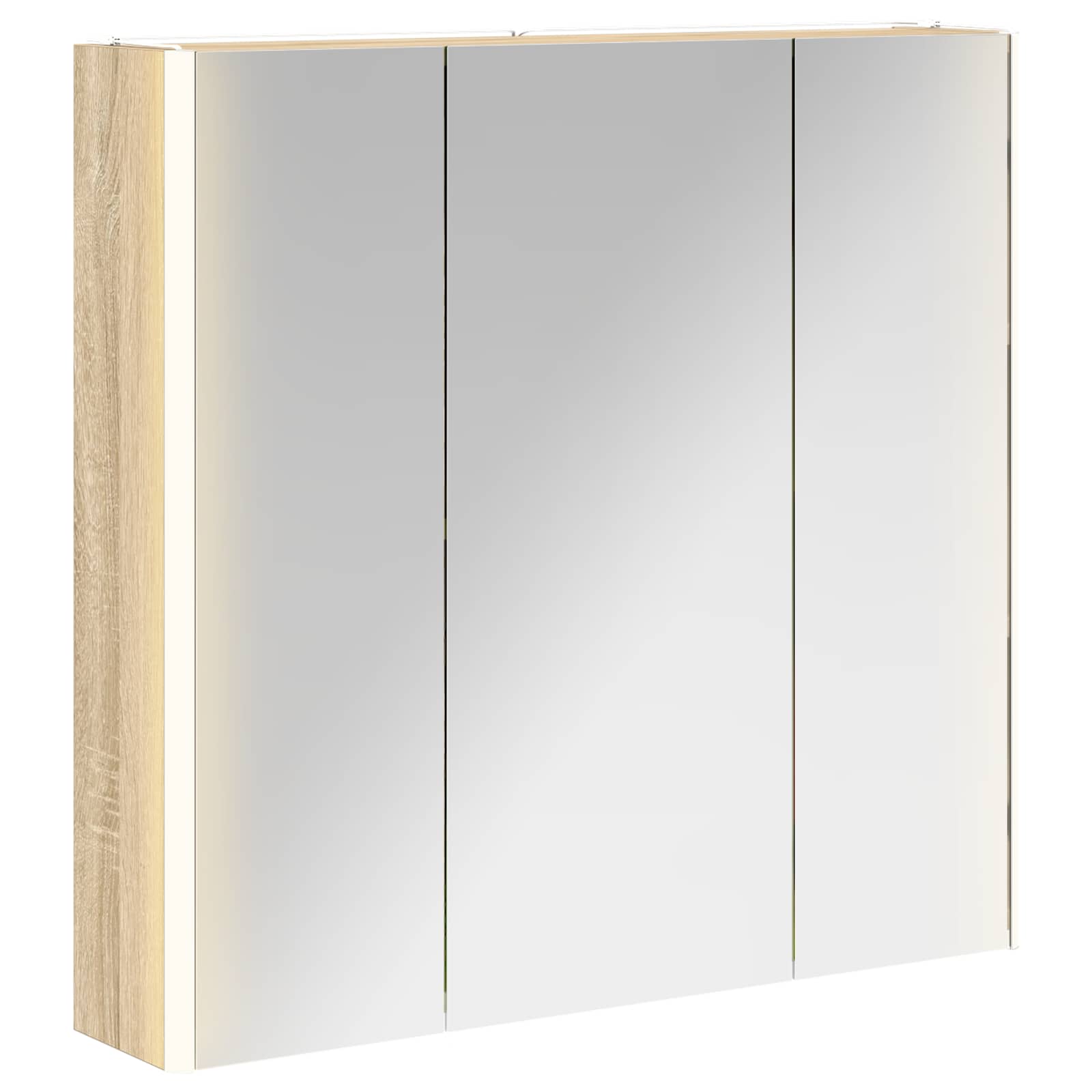 Badkamer spiegelkast met plank Sonoma Eiken 73,5 x 15,5 x 70 cm