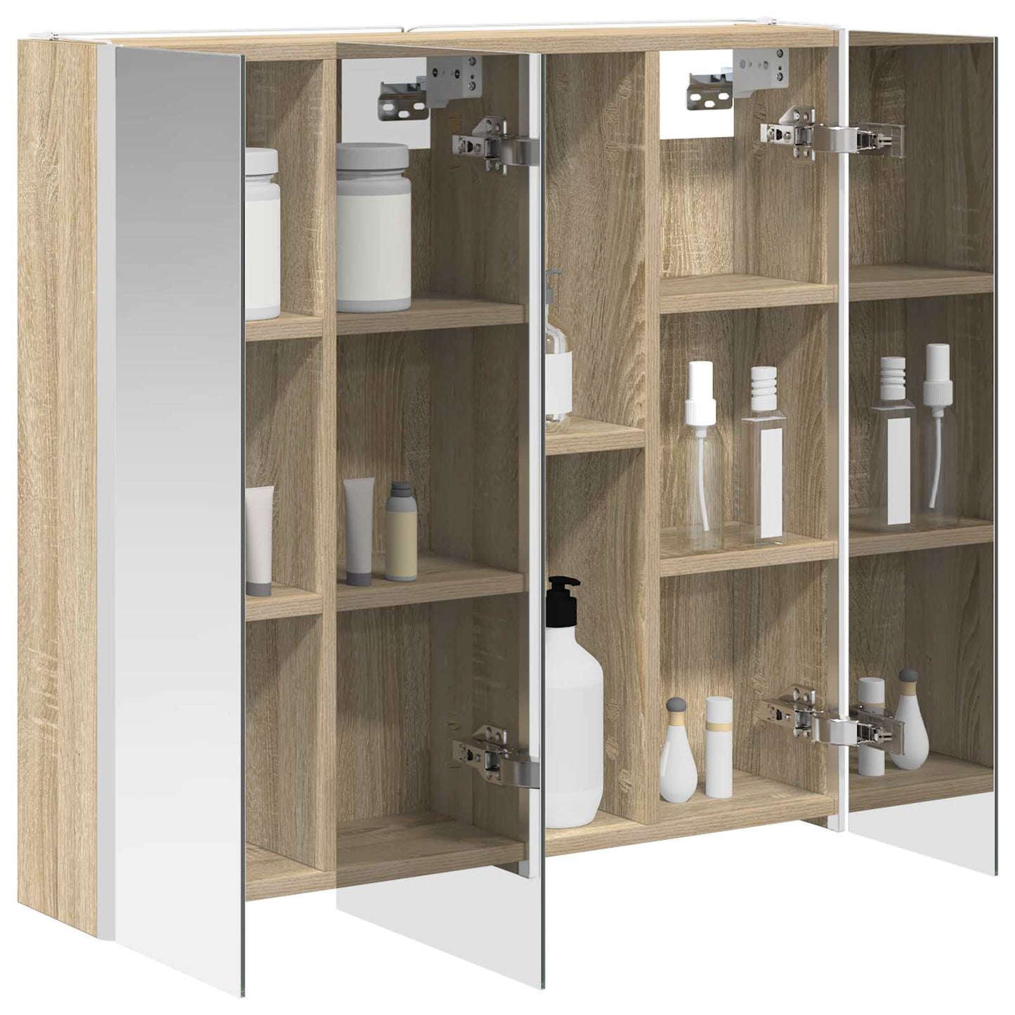 Badkamer spiegelkast met plank Sonoma Eiken 73,5 x 15,5 x 70 cm