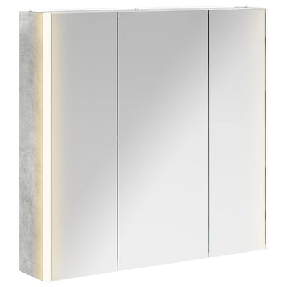 Badkamer spiegelkast met plank Beton Grijs 73,5 x 15,5 x 70 cm