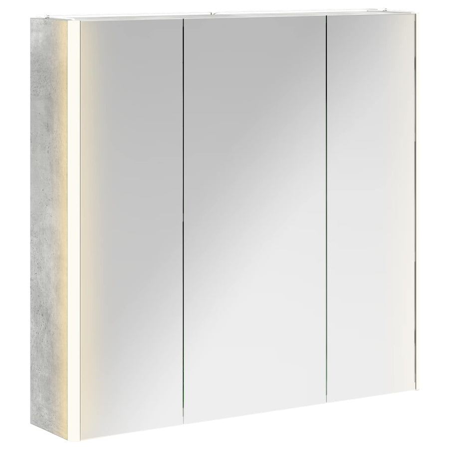 Badkamer spiegelkast met plank Beton Grijs 73,5 x 15,5 x 70 cm