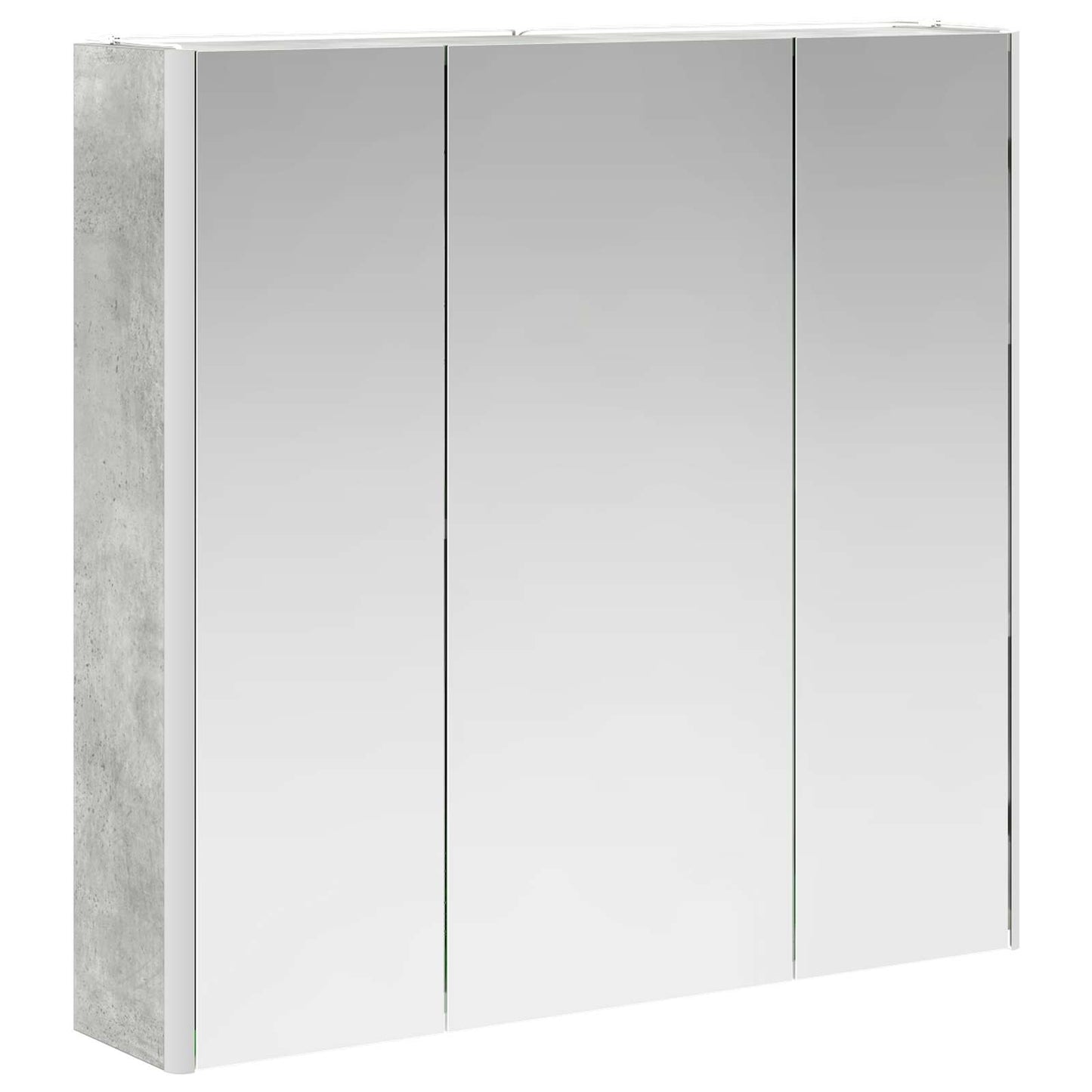 Badkamer spiegelkast met plank Beton Grijs 73,5 x 15,5 x 70 cm