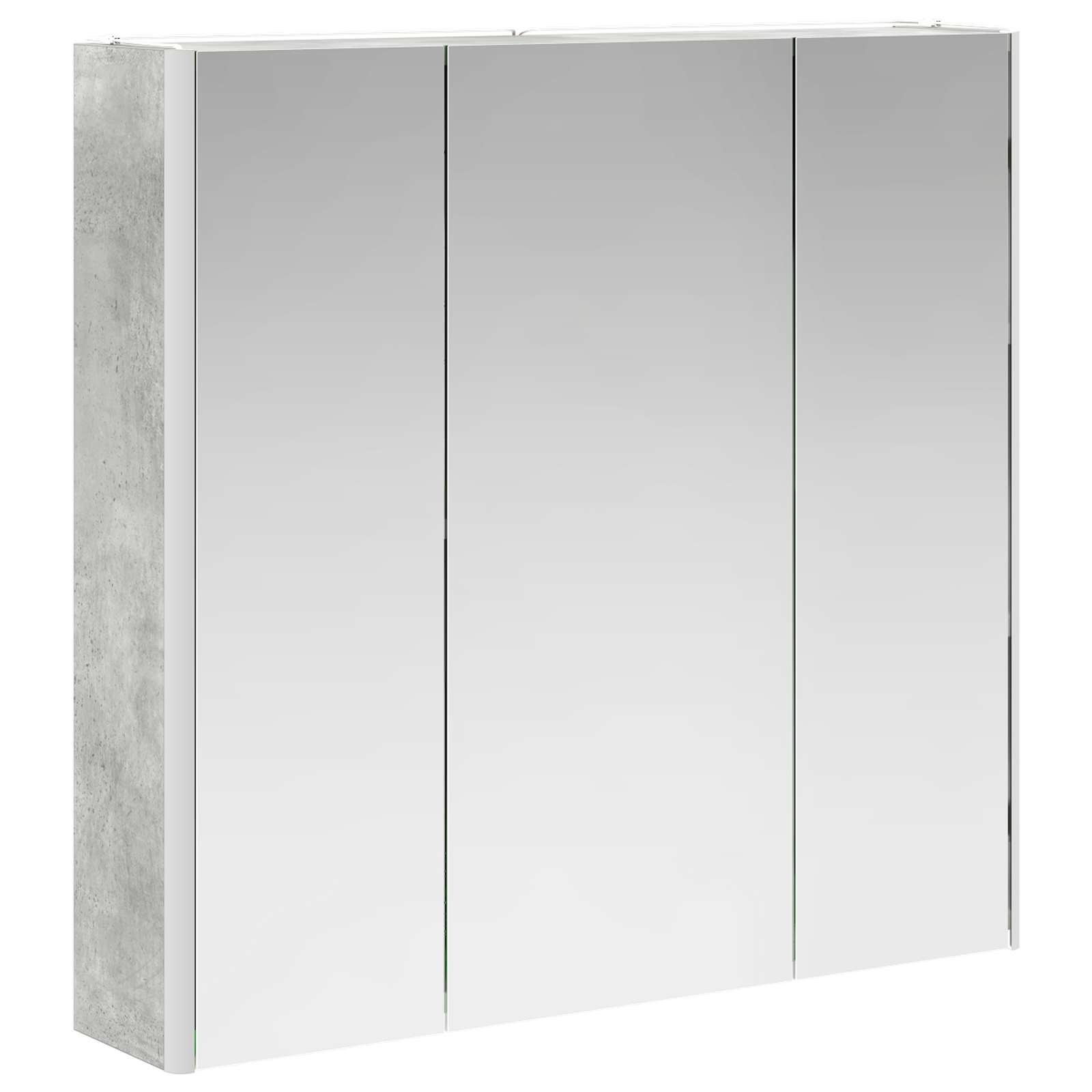 Badkamer spiegelkast met plank Beton Grijs 73,5 x 15,5 x 70 cm