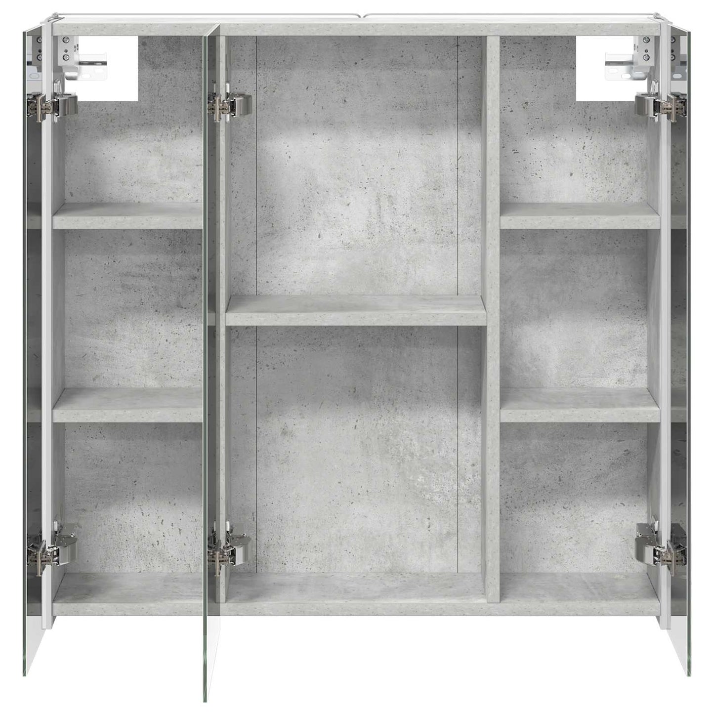 Badkamer spiegelkast met plank Beton Grijs 73,5 x 15,5 x 70 cm