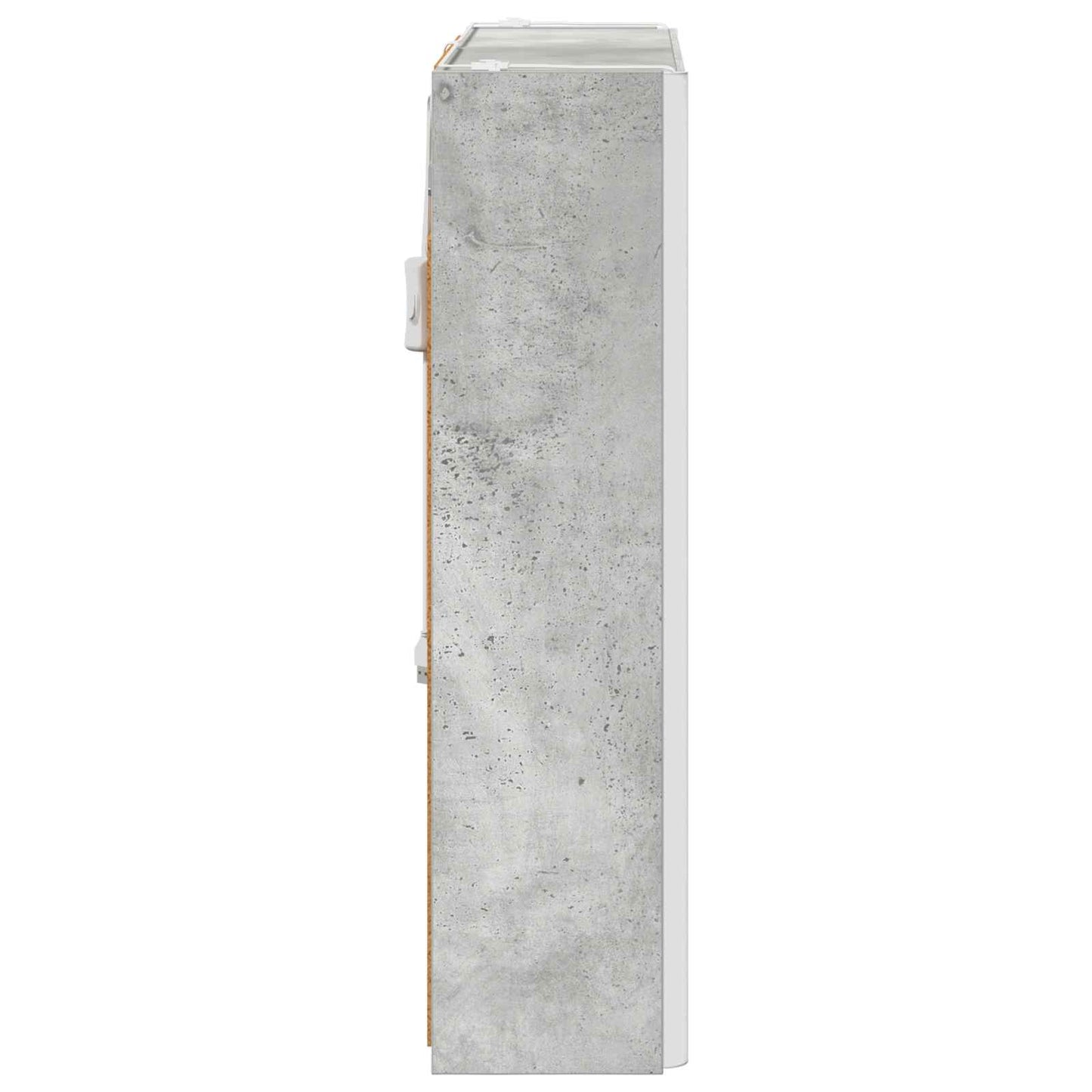 Badkamer spiegelkast met plank Beton Grijs 73,5 x 15,5 x 70 cm