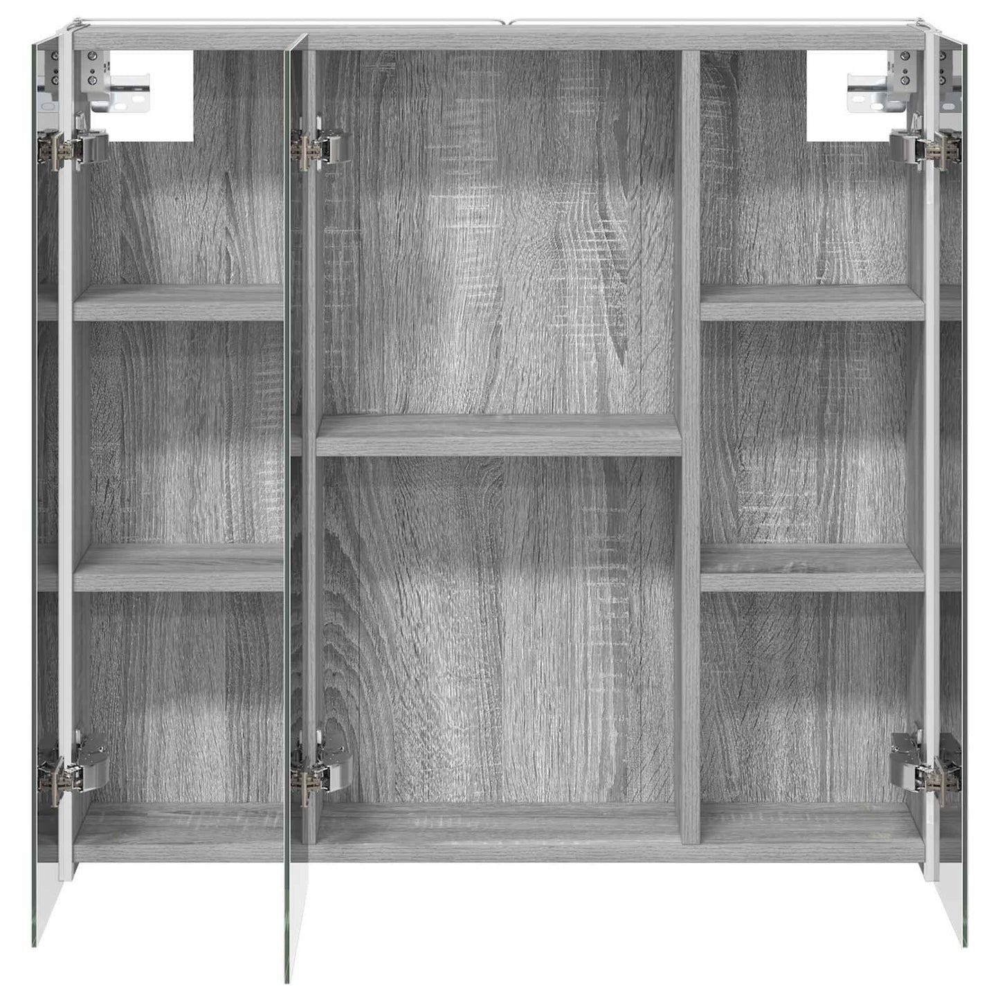 Badkamer spiegelkast met plank Grijs Sonoma 73,5 x 15,5 x 70 cm