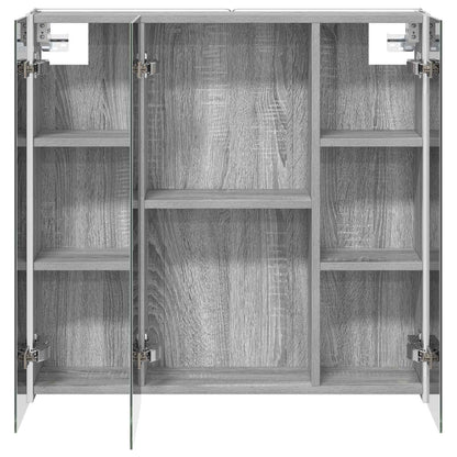 Badkamer spiegelkast met plank Grijs Sonoma 73,5 x 15,5 x 70 cm