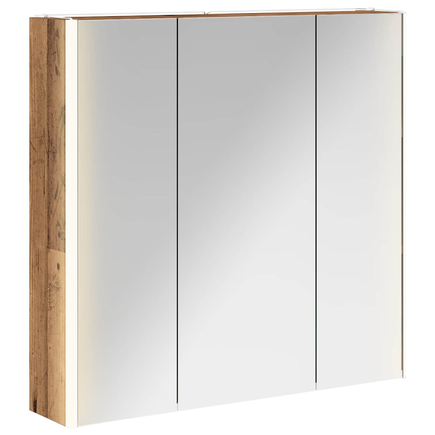 Badkamer spiegelkast Oudhout 73,5 x 15,5 x 70 cm Bewerkt hout