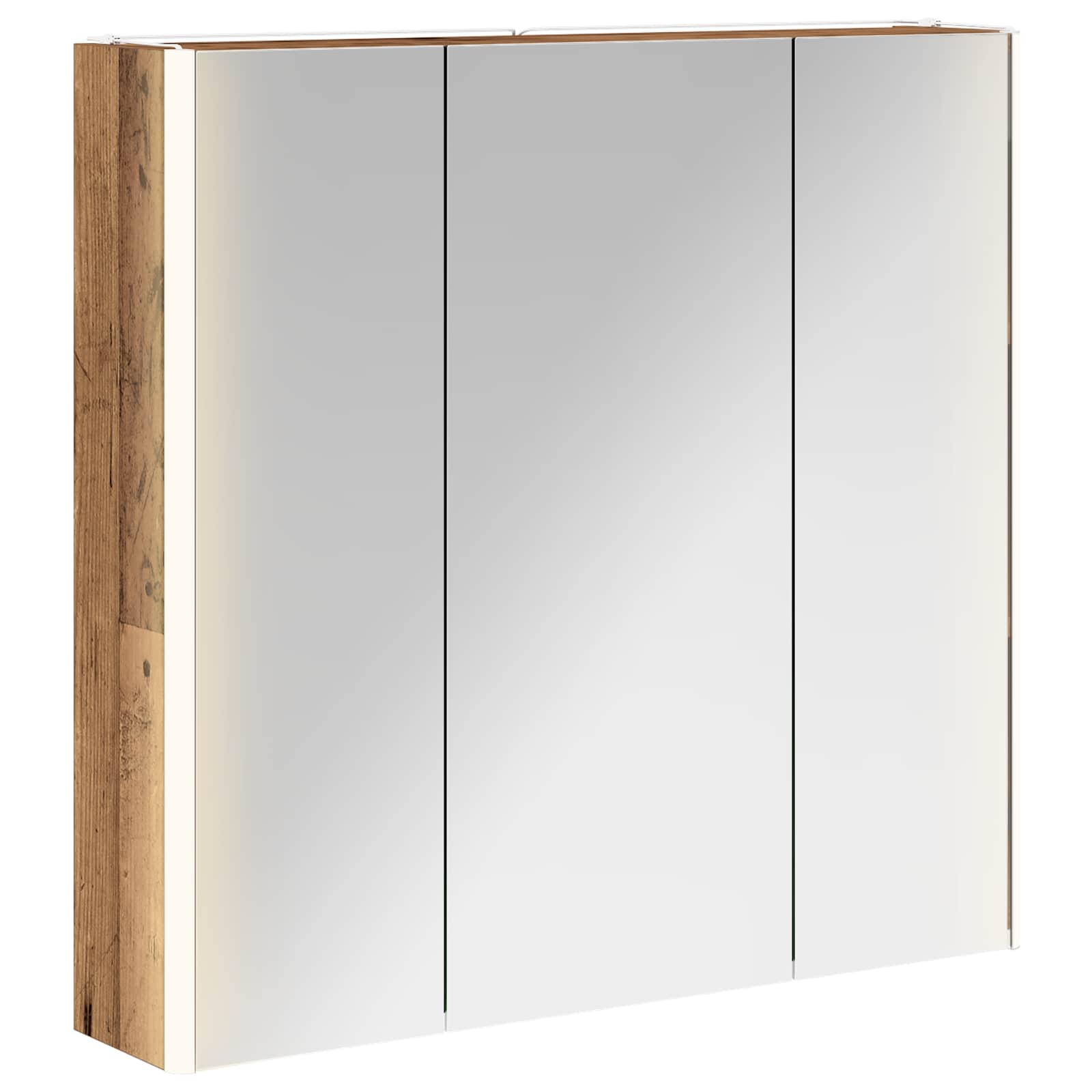 Badkamer spiegelkast Oudhout 73,5 x 15,5 x 70 cm Bewerkt hout