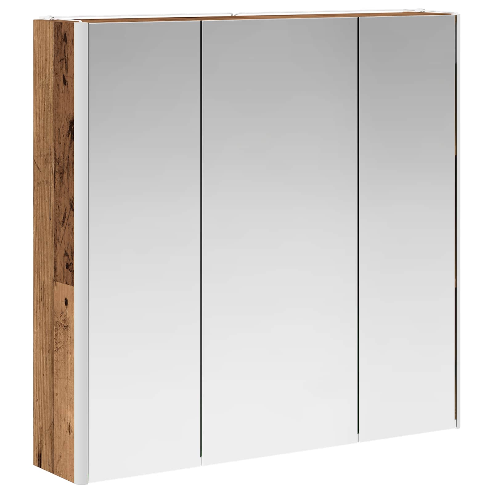 Badkamer spiegelkast Oudhout 73,5 x 15,5 x 70 cm Bewerkt hout