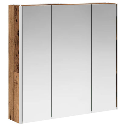 Badkamer spiegelkast Oudhout 73,5 x 15,5 x 70 cm Bewerkt hout