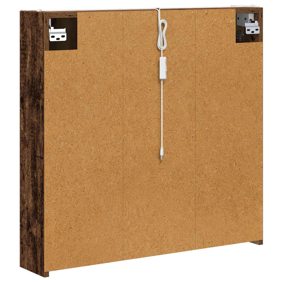 Badkamer spiegelkast Oudhout 73,5 x 15,5 x 70 cm Bewerkt hout
