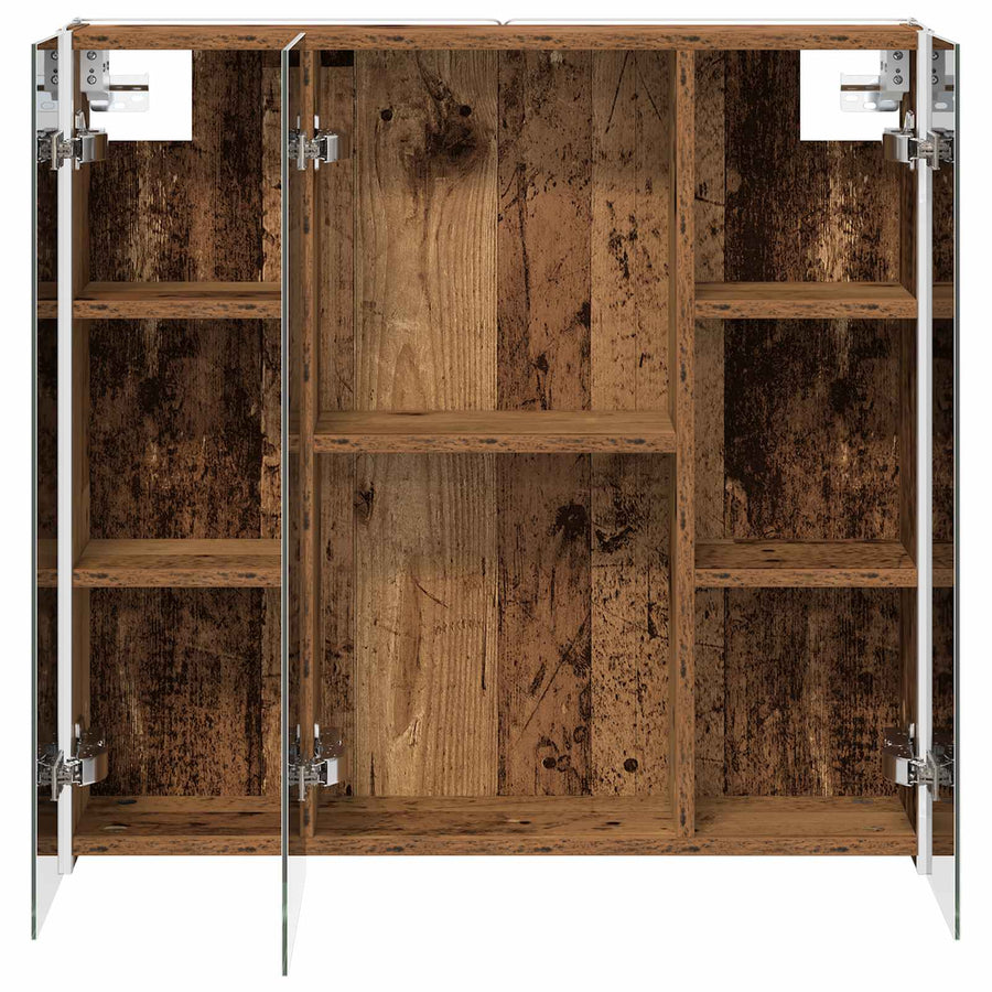 Badkamer spiegelkast Oudhout 73,5 x 15,5 x 70 cm Bewerkt hout