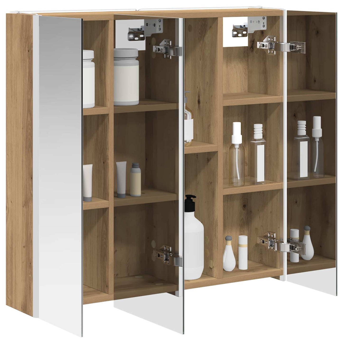 Badkamer spiegelkast Ambachtelijk eiken 73,5 x 15,5 x 70 cm