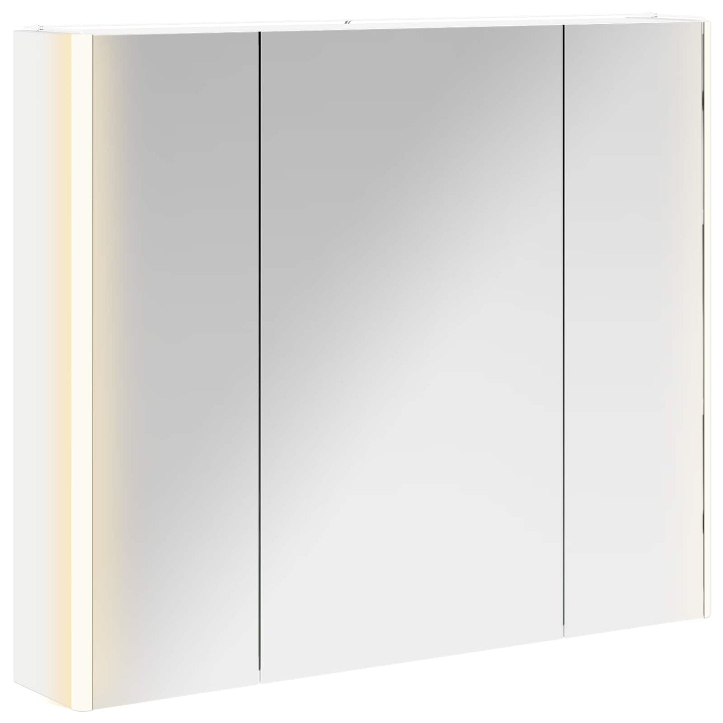 Badkamer spiegelkast voor Wit 83,5 x 15,5 x 70 cm Bewerkt hout