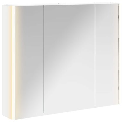 Badkamer spiegelkast voor Wit 83,5 x 15,5 x 70 cm Bewerkt hout