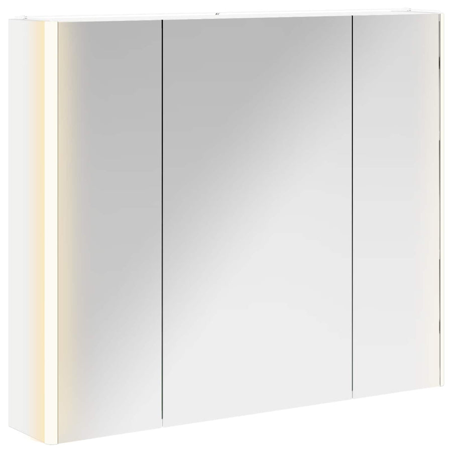Badkamer spiegelkast voor Wit 83,5 x 15,5 x 70 cm Bewerkt hout