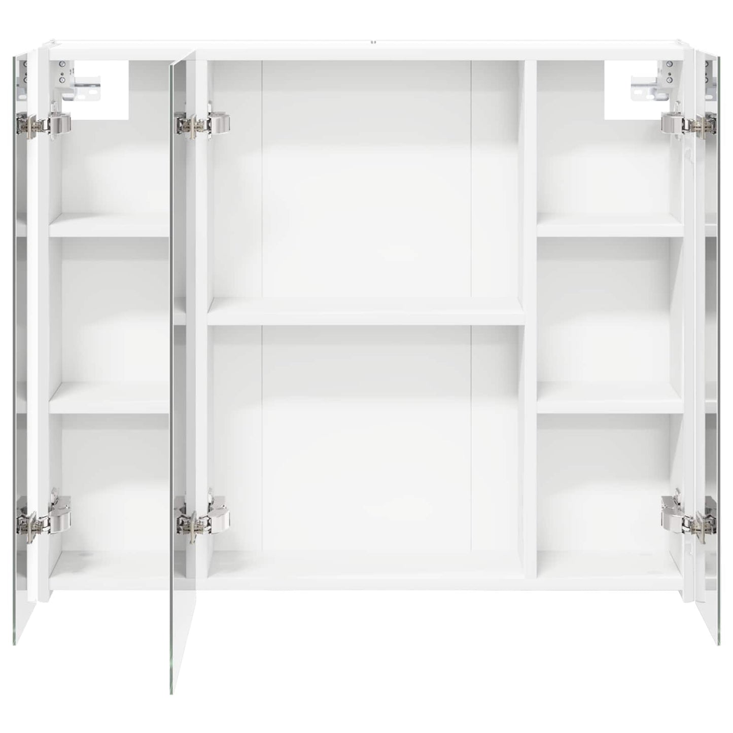 Badkamer spiegelkast voor Wit 83,5 x 15,5 x 70 cm Bewerkt hout